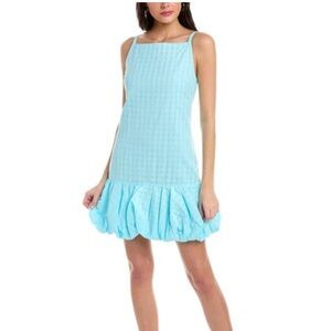 Trina Turk Light Blue Sleeveless Dress - Size Medium